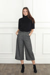 Herringbone Crop Pants